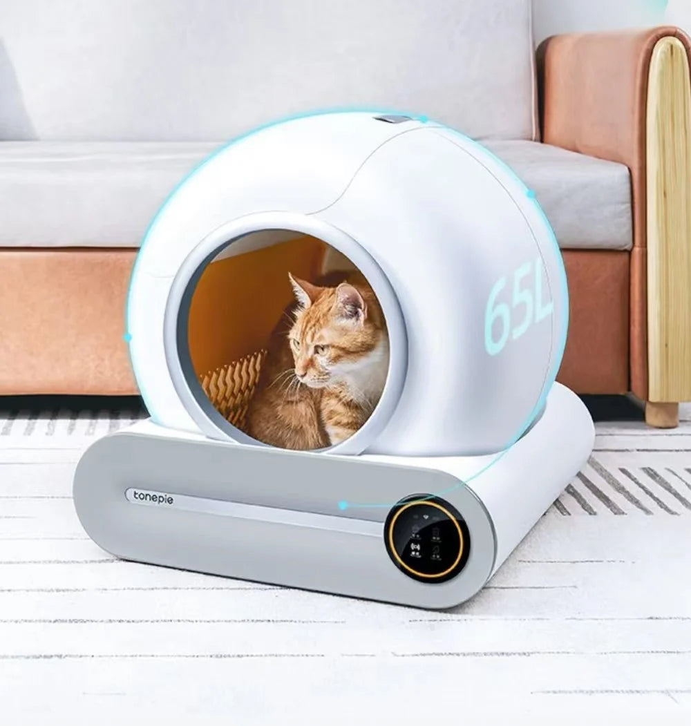 Selvresende kattedo - renser kattens avfall helt automatisk