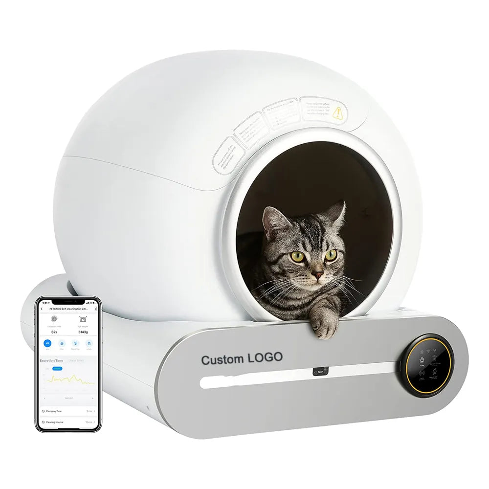 Selvresende kattedo - renser kattens avfall helt automatisk