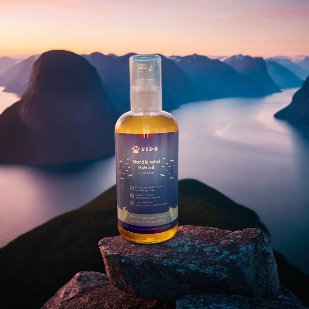 Nordic Wild Fish Oil - Omega-3 tilskudd for hunder og katter (300ml)