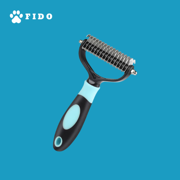 Fido pelsbørste for hunder og katter - fjern floker enkelt og smertefritt