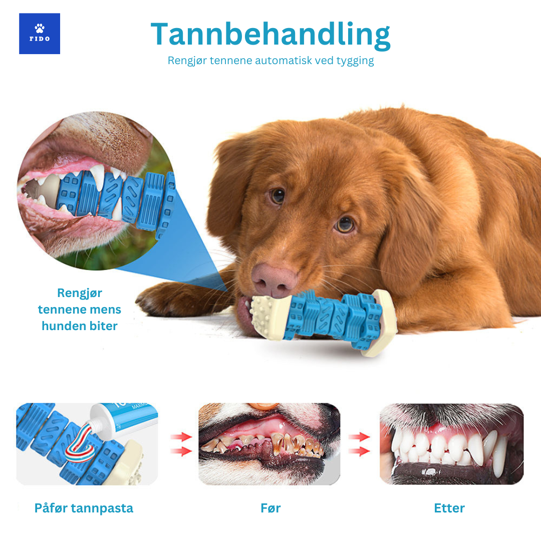 Fidos interaktive tyggebein - reduserer stress og kjedsomhet