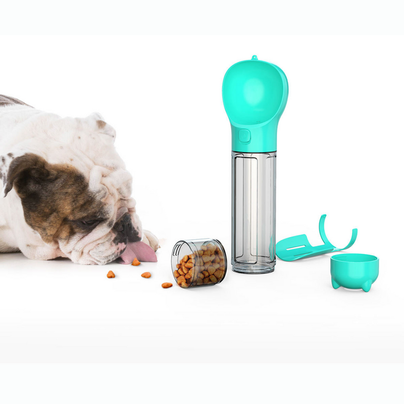 Multifunktionell vattenflaska för hundar