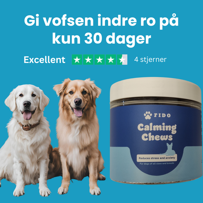 Calming Chews - for angst og stress hos hunder