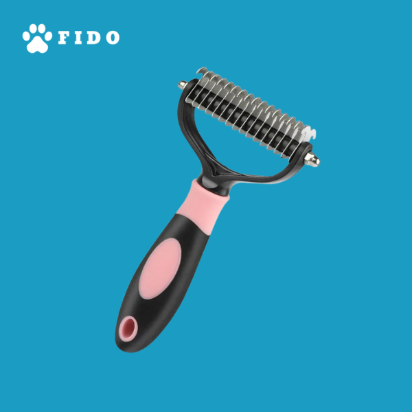 Fido pälsborste för hundar och katter - ta bort trassel enkelt och smärtfritt