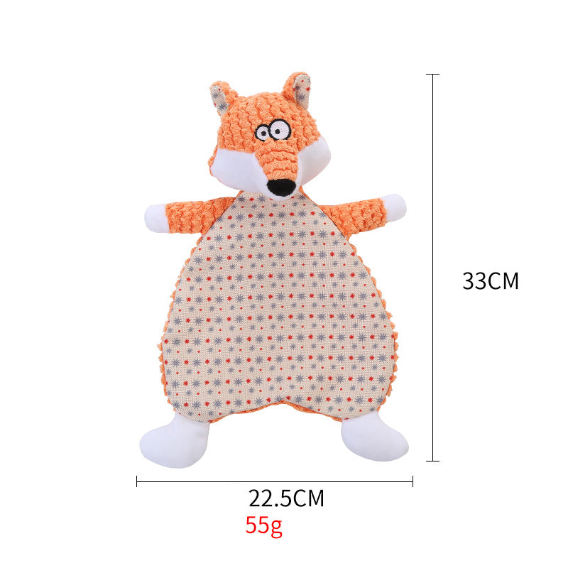 Kinyu New Design Premium Biting Crinkle Paper Dog Plush Toys